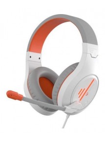 AURICULAR GAMING NARANJA / BLANCO MT-HP021 MEETION