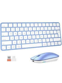 TECLADO Y MOUSE INAL C210 PURP. 60% MEETION ELITE
