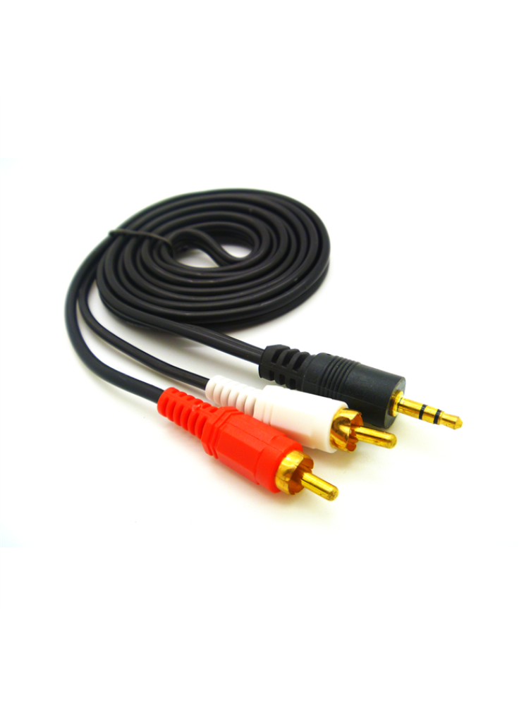 CABLE 1.5M ST 3.5/2RCA AUDIO CABLE