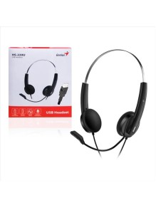 AUDÍFONOS GENIUS HS-220U USB NEGRO