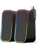 PARLANTE GS304 BK DUAL BT/USB BK RGB FANTECH