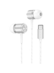 AURICULARES TIPO-C  FONENG T65 BLANCO IN-EAR