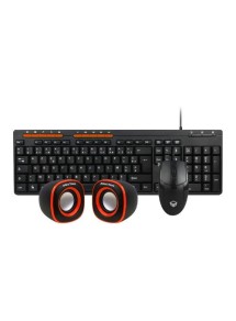 KIT 3 EN 1 TECLADO, MOUSE Y PARLANTES  MT-C105