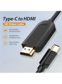 CABLE HDMI A USB C VENTION 1.5M CGUBG