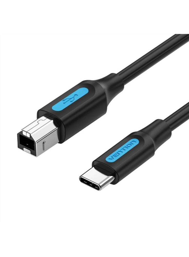CABLE DE IMPRESORA 1M USB-C 2.0 A USB-B M/M 2A