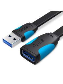 CABLE EXTENSION FLAT USB-A 3.0 MACHO/HEMBRA / 3M