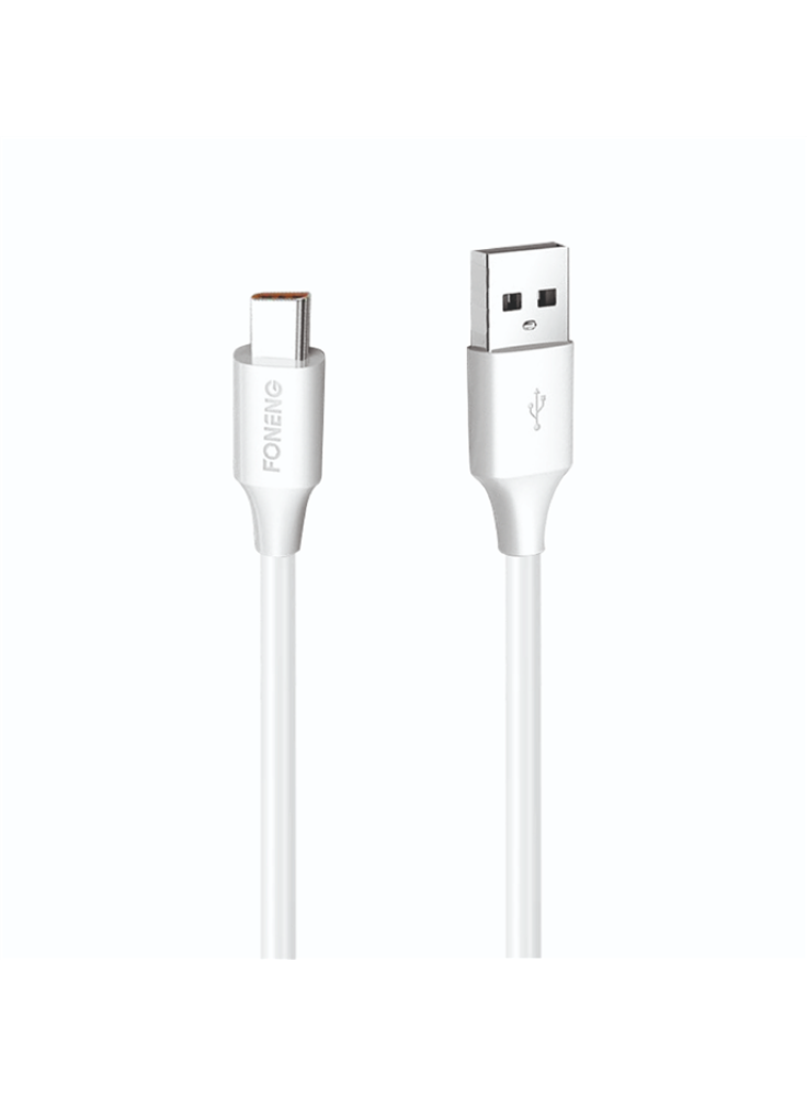 CABLE TIPO-C XS16 WHITE 3A 1MT FONENG