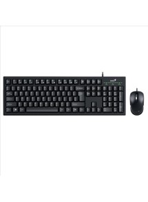 COMBO GENIUS KM-100SE TECLADO Y MOUSE NEGRO USB