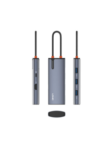 HUB 5 EN 1 TIPO C/USB C/HDMI/3 USB 3.0 LDNIO DS-15