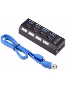 HUB USB 4 EN 1 USB3.0 GRAVITY