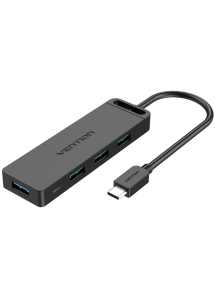 HUB 5 EN 1 TIPO C A 4 X USB 3.0 / 0.15M TGKBB