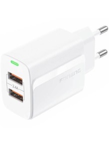 CARGADOR FONENG SIN CABLE EU63 2.4A 2-USB