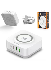 CARGADOR LDNIO INALÁM AW004 32W PD30W/QC3.0 (18W)2 CARGADOR LDNIO INALÁM AW004 32W PD30W/QC3.0 (18W)2