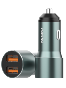 CARGADOR AUTO C19 3A 36W CARGA RAPIDA FONENG