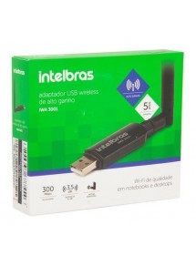 ADAPTADOR USB WIFI INTELBRAS 300MBPS
