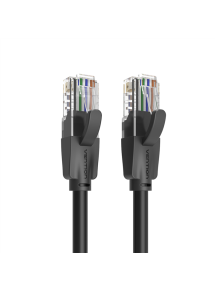 CABLE DE RED CAT.6 UTP 10M NEGRO