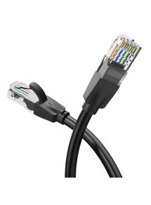 CABLE DE RED CAT.6 UTP / 1M / NEGRO / IBEBF