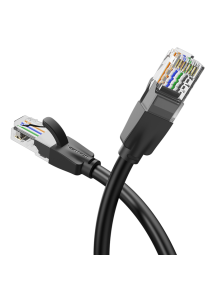 CABLE DE RED CAT.6 UTP / 1M / NEGRO / IBEBF